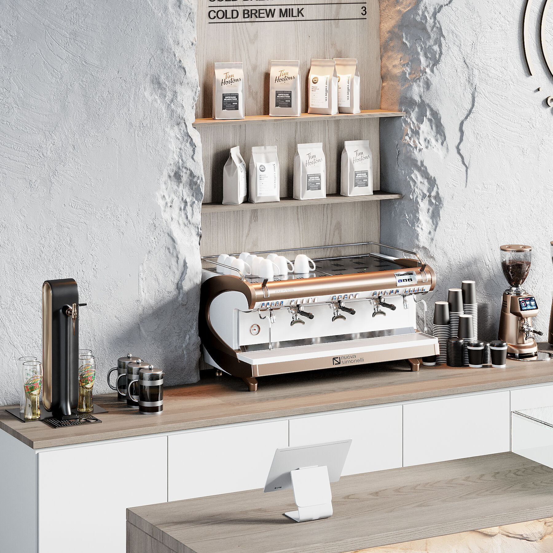 Coffee Bar 11 3D model_1