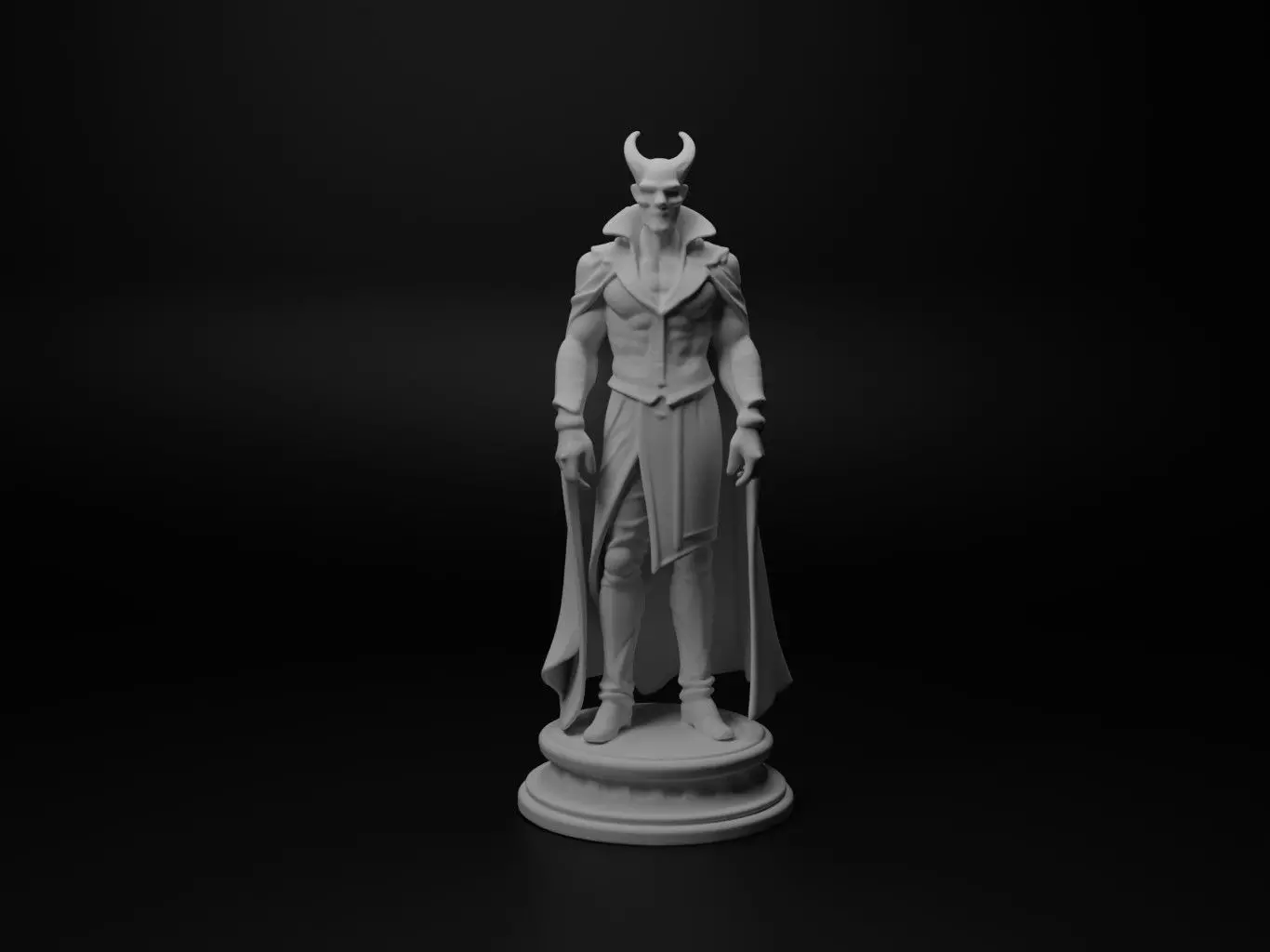 vampire Bust Chess 3D print model