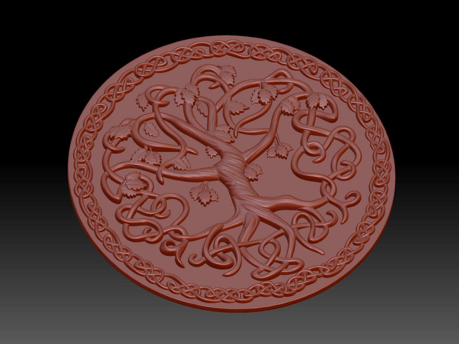 beautiful tree 3D print model_3