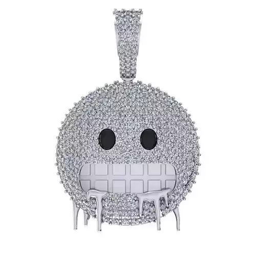 emoji pendant 3D print model