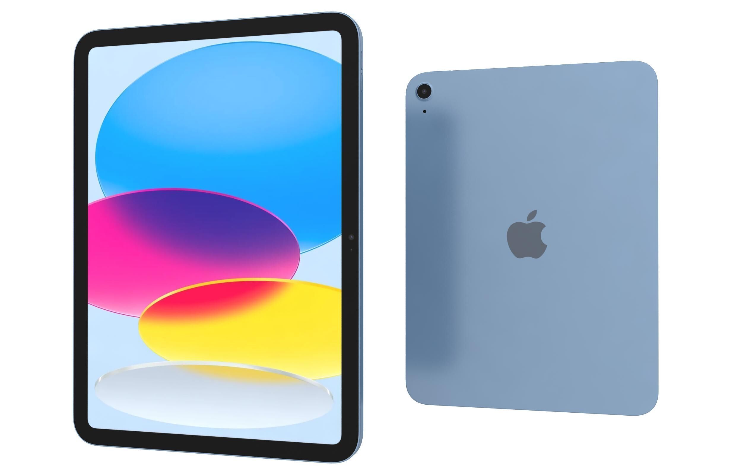 Apple iPad 2025 Blue 3D model_6