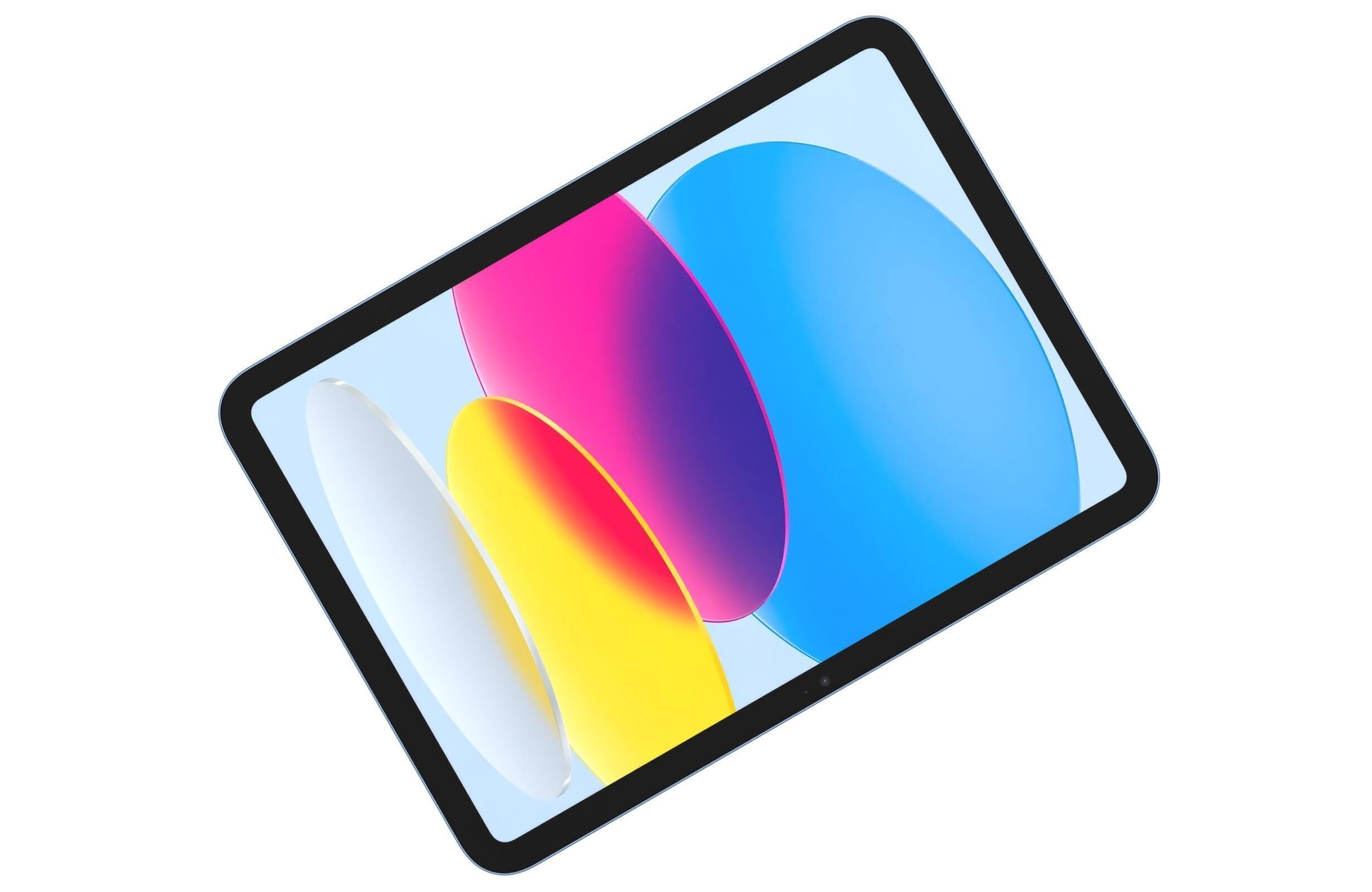 Apple iPad 2025 Blue 3D model_10