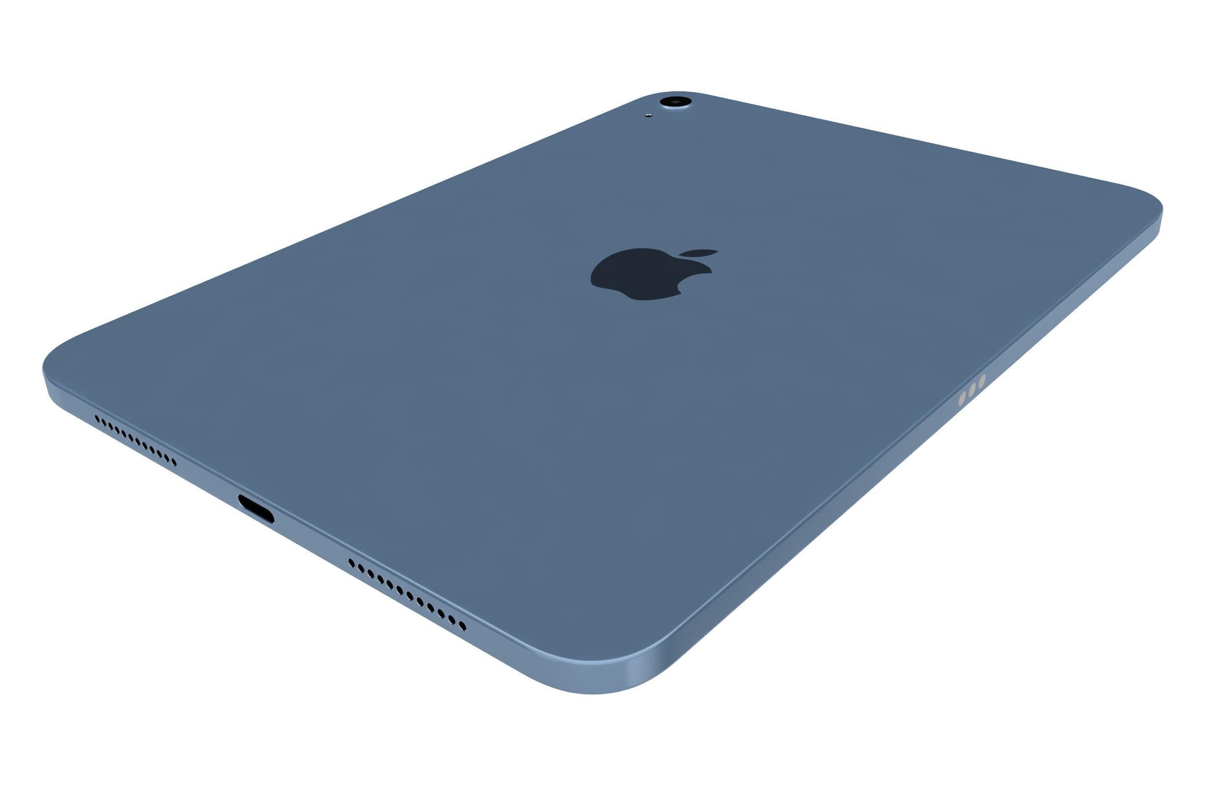 Apple iPad 2025 Blue 3D model_14