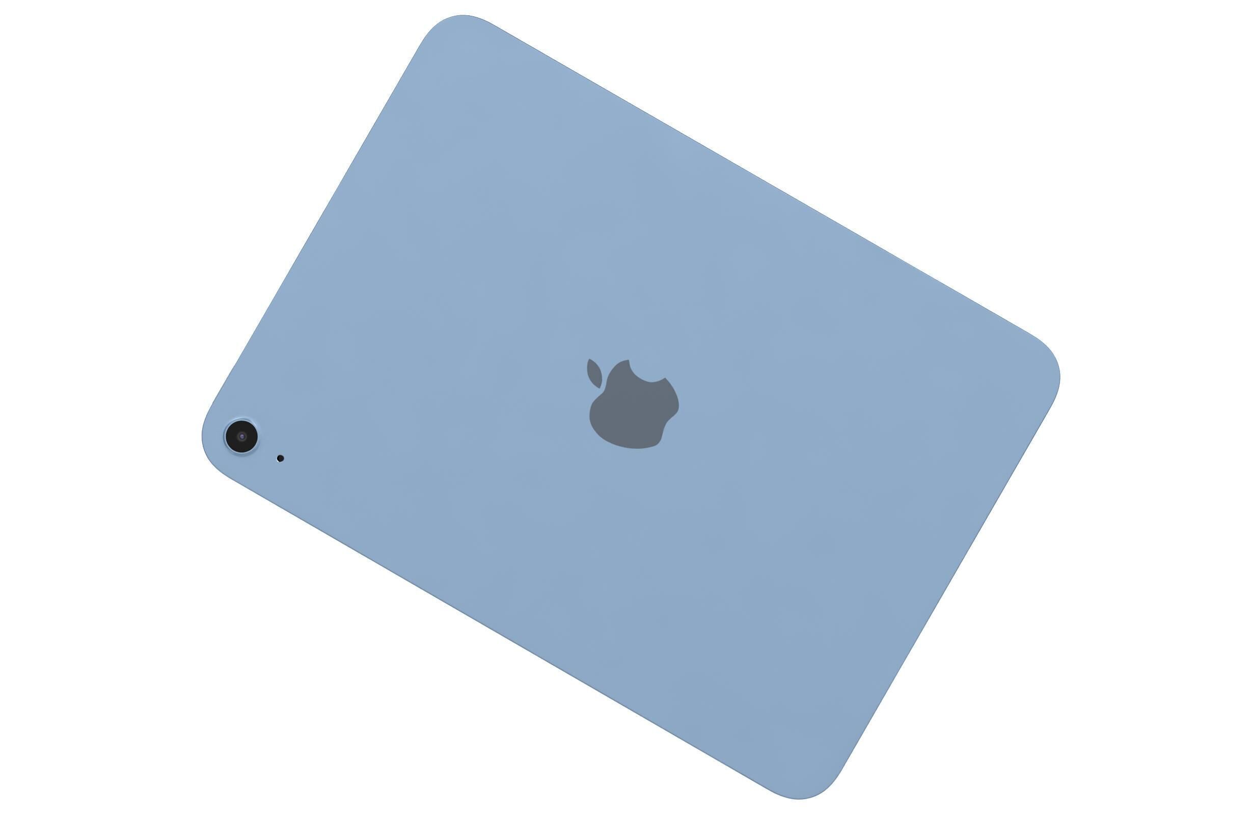 Apple iPad 2025 Blue 3D model_11