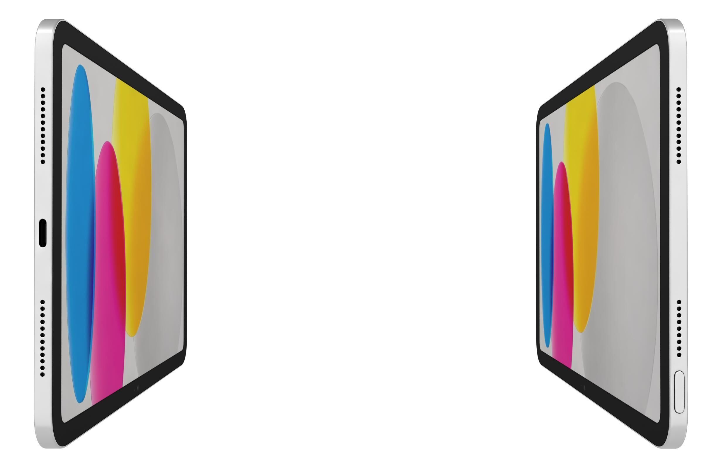 Apple iPad 2025 Silver 3D model_8