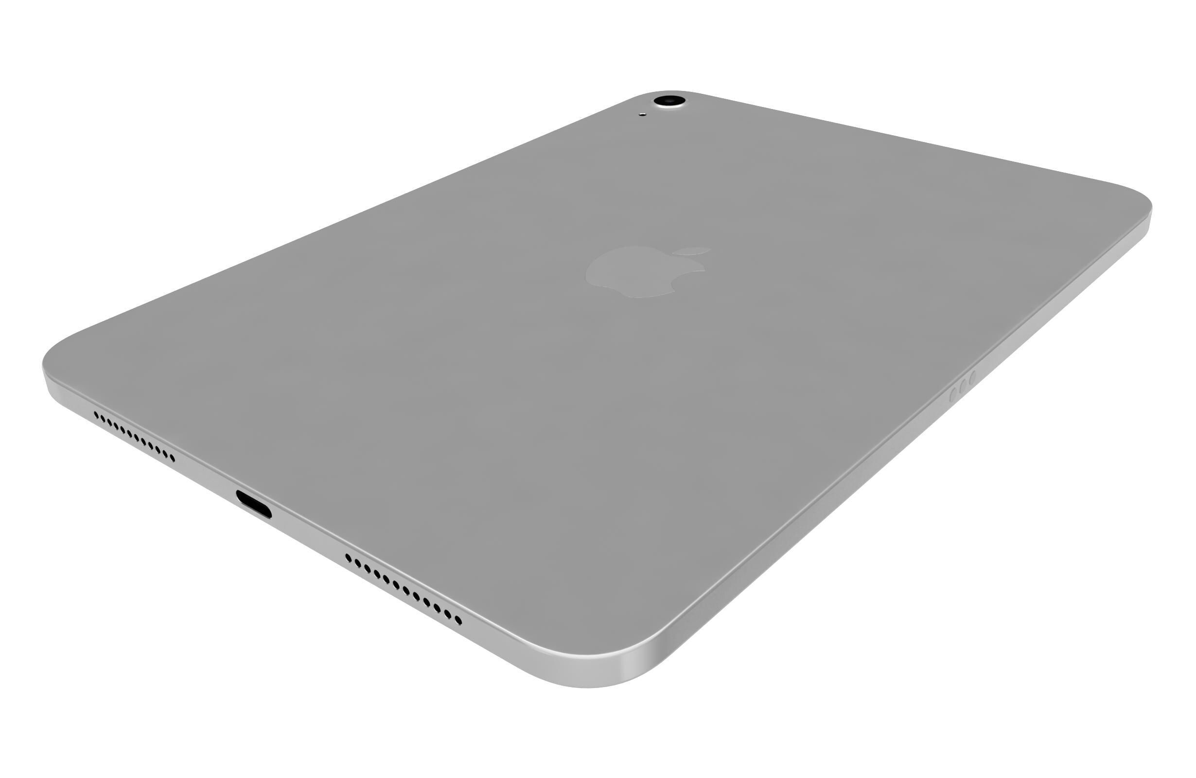 Apple iPad 2025 Silver 3D model_14