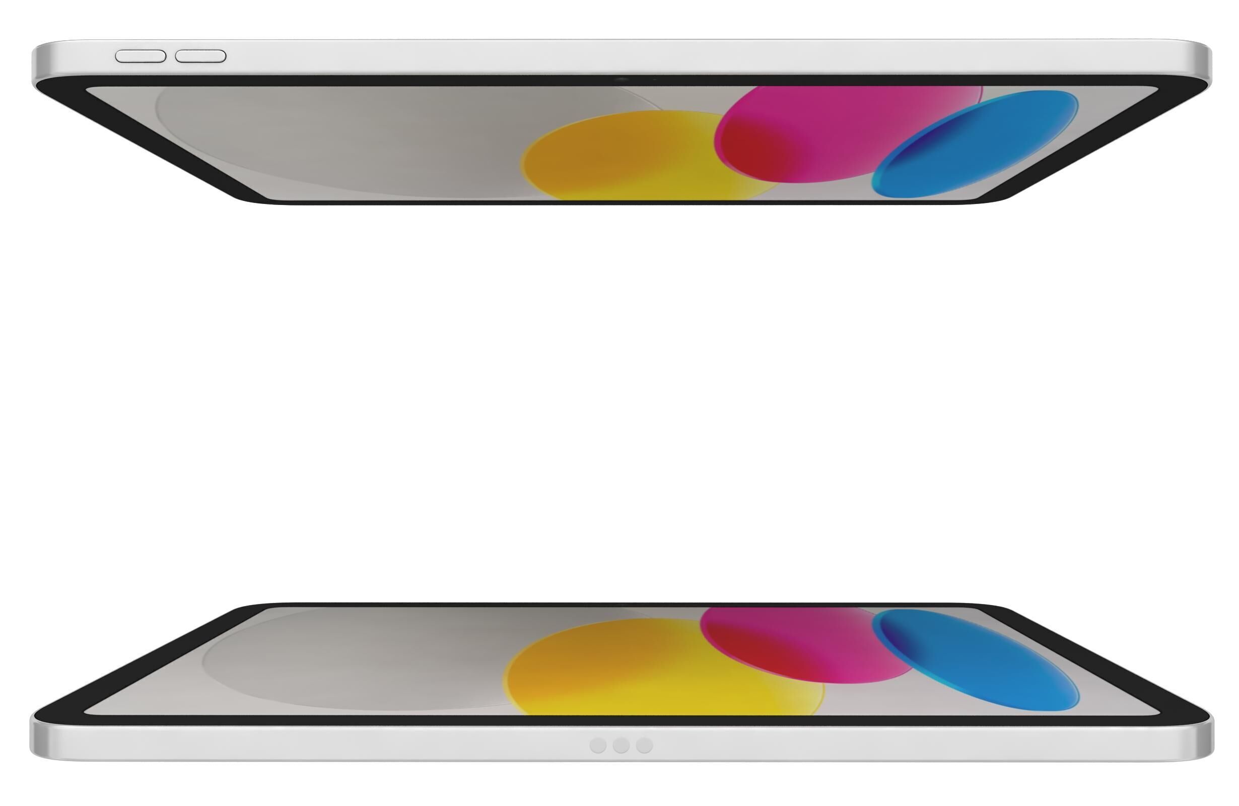 Apple iPad 2025 Silver 3D model_9