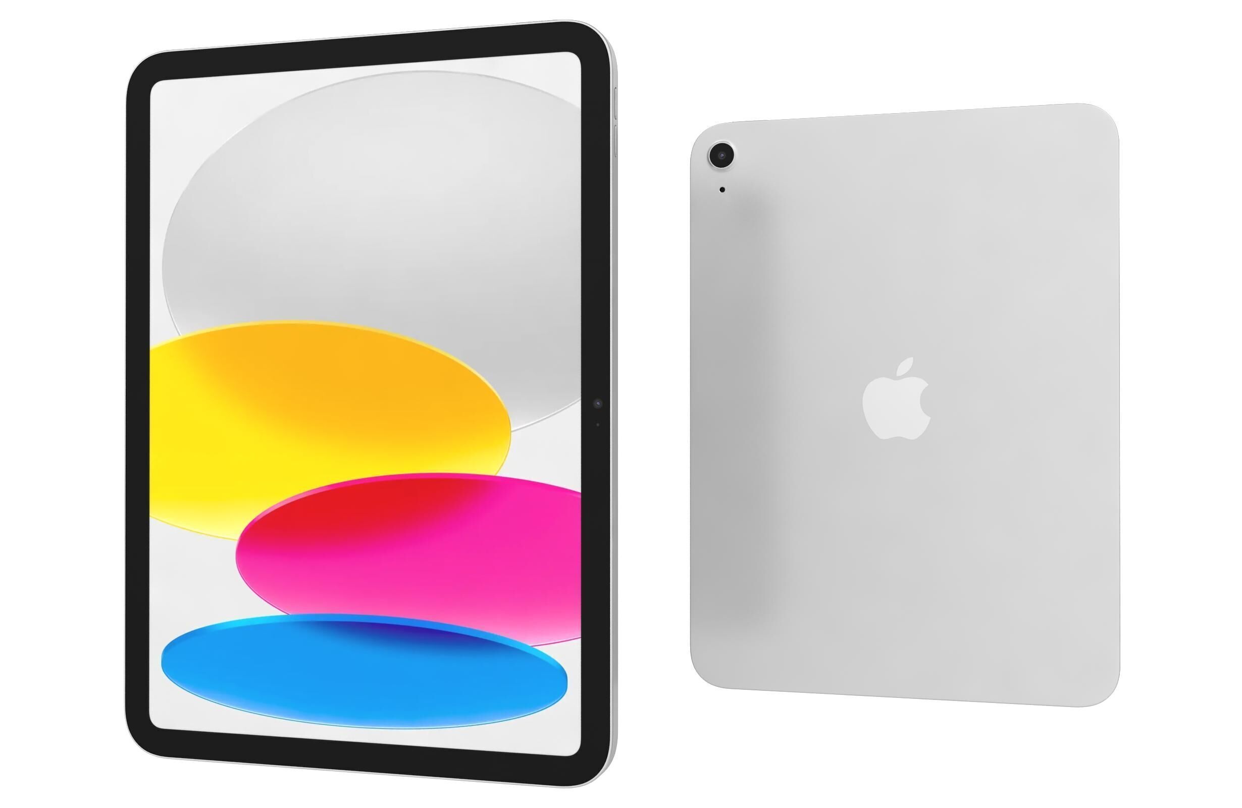 Apple iPad 2025 Silver 3D model_6