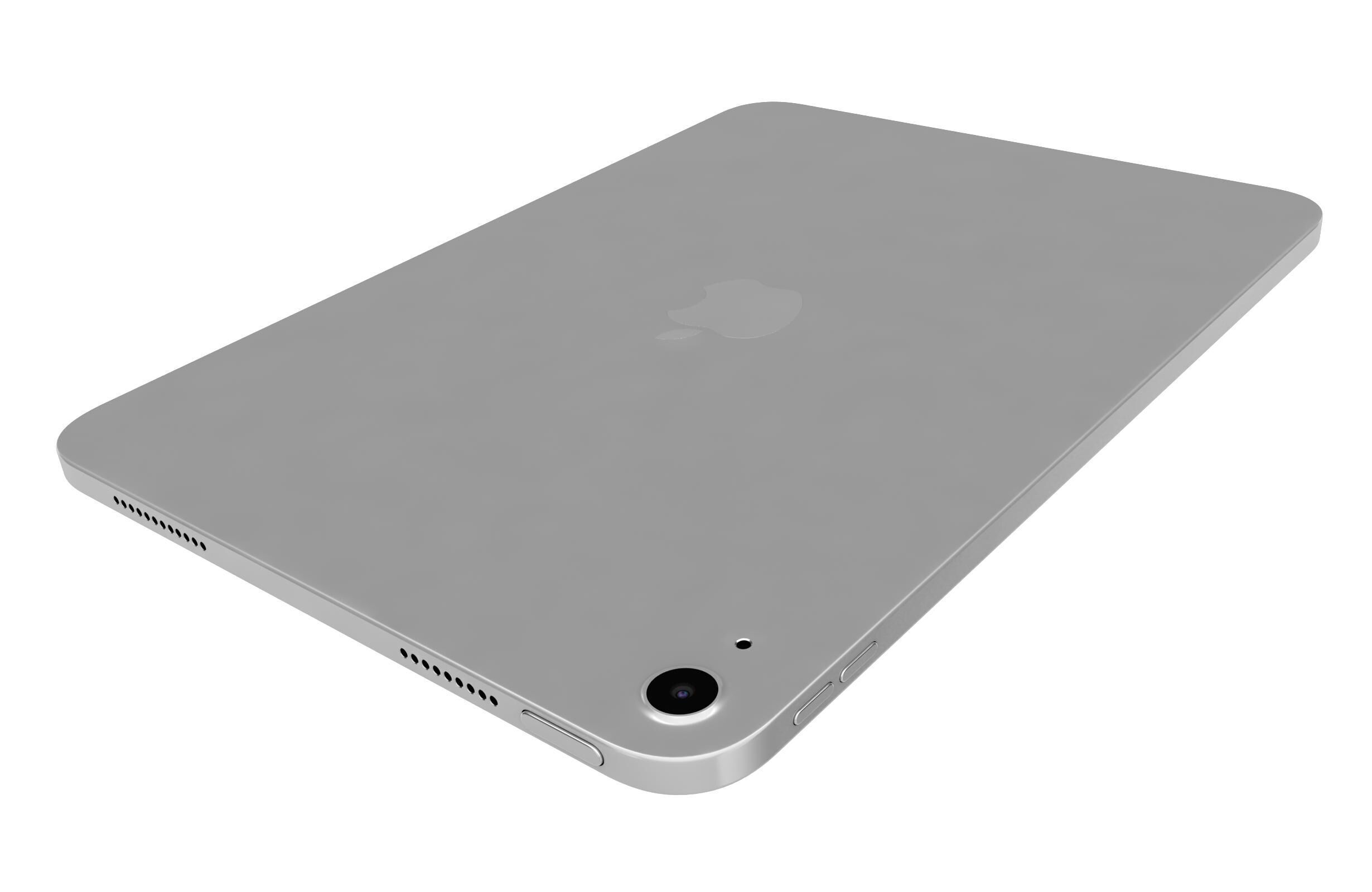 Apple iPad 2025 Silver 3D model_15