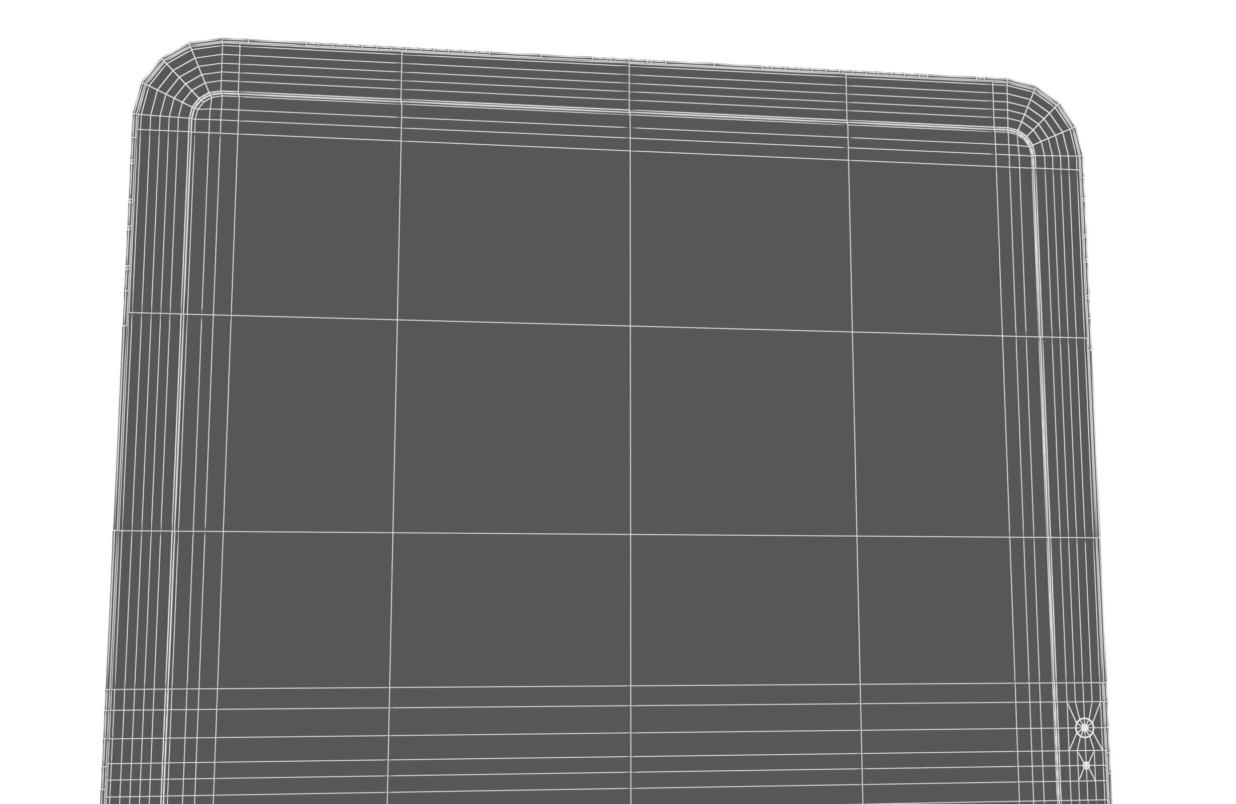 Apple iPad 2025 Yellow 3D model_18