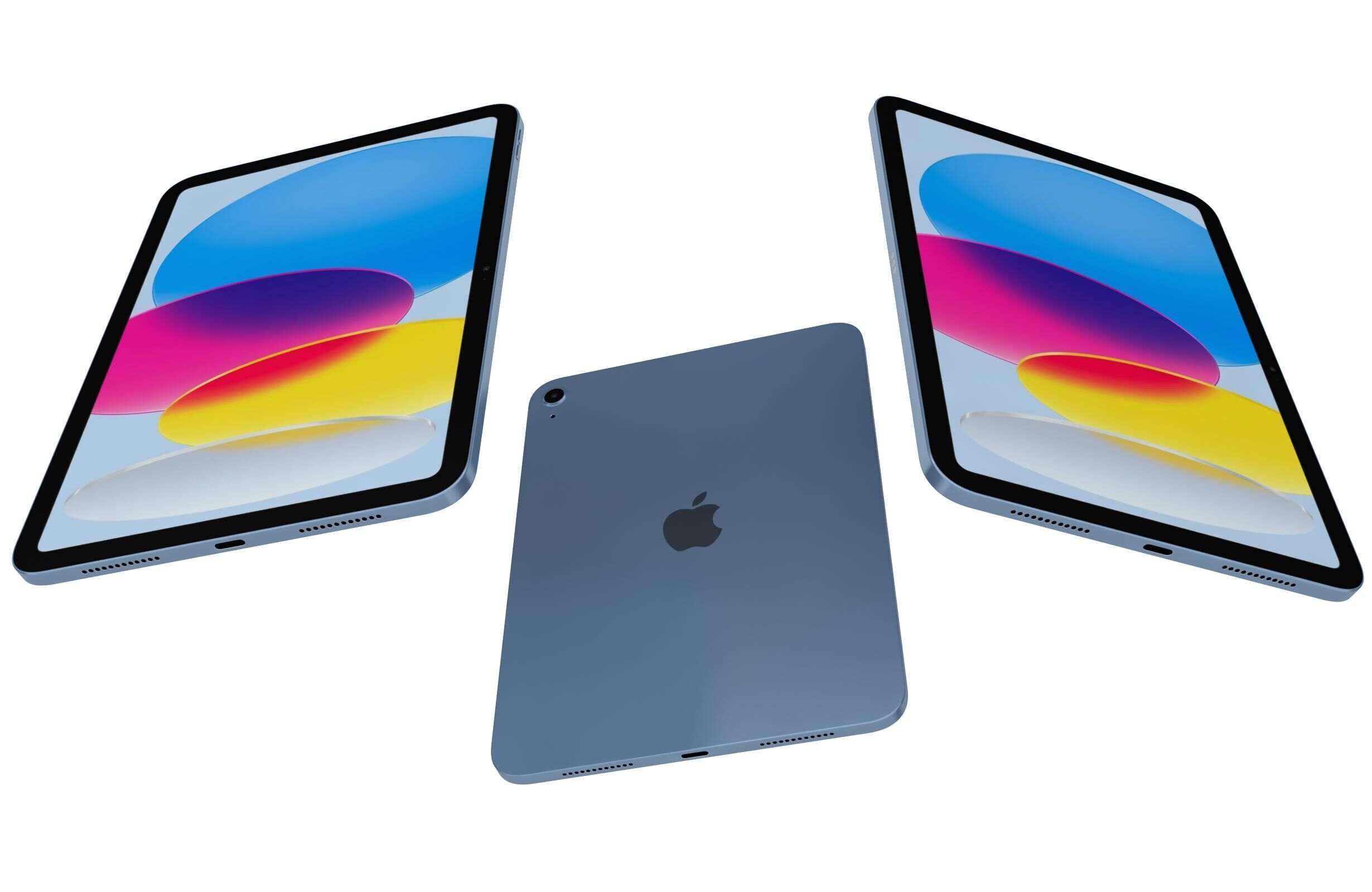 Apple iPad 2025 All Colors 3D model_13