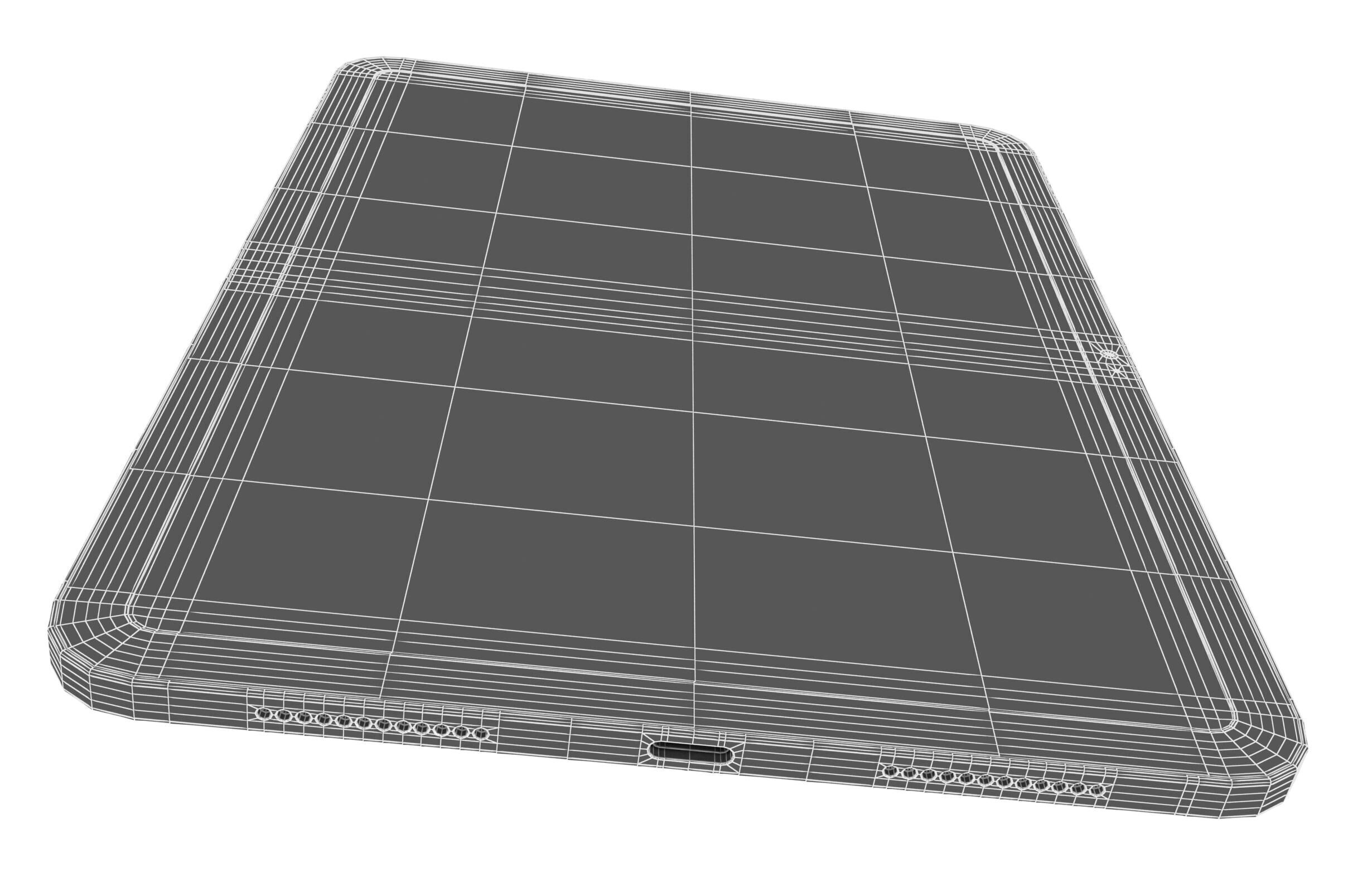 Apple iPad 2025 All Colors 3D model_23