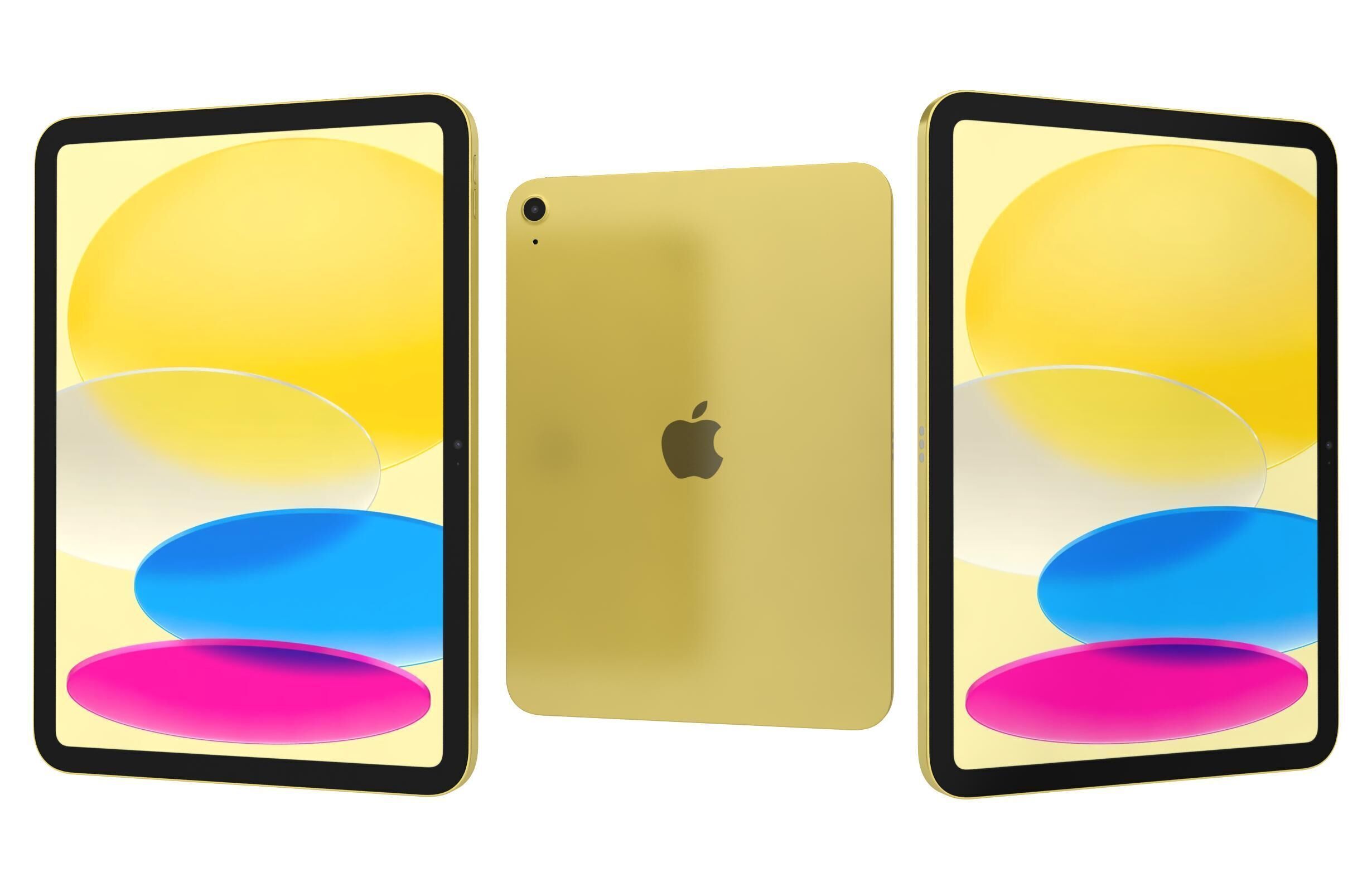 Apple iPad 2025 All Colors 3D model_1
