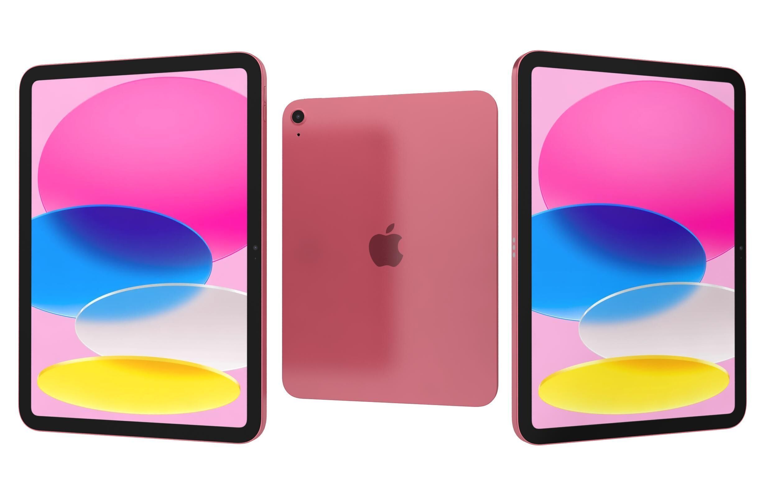 Apple iPad 2025 All Colors 3D model_6