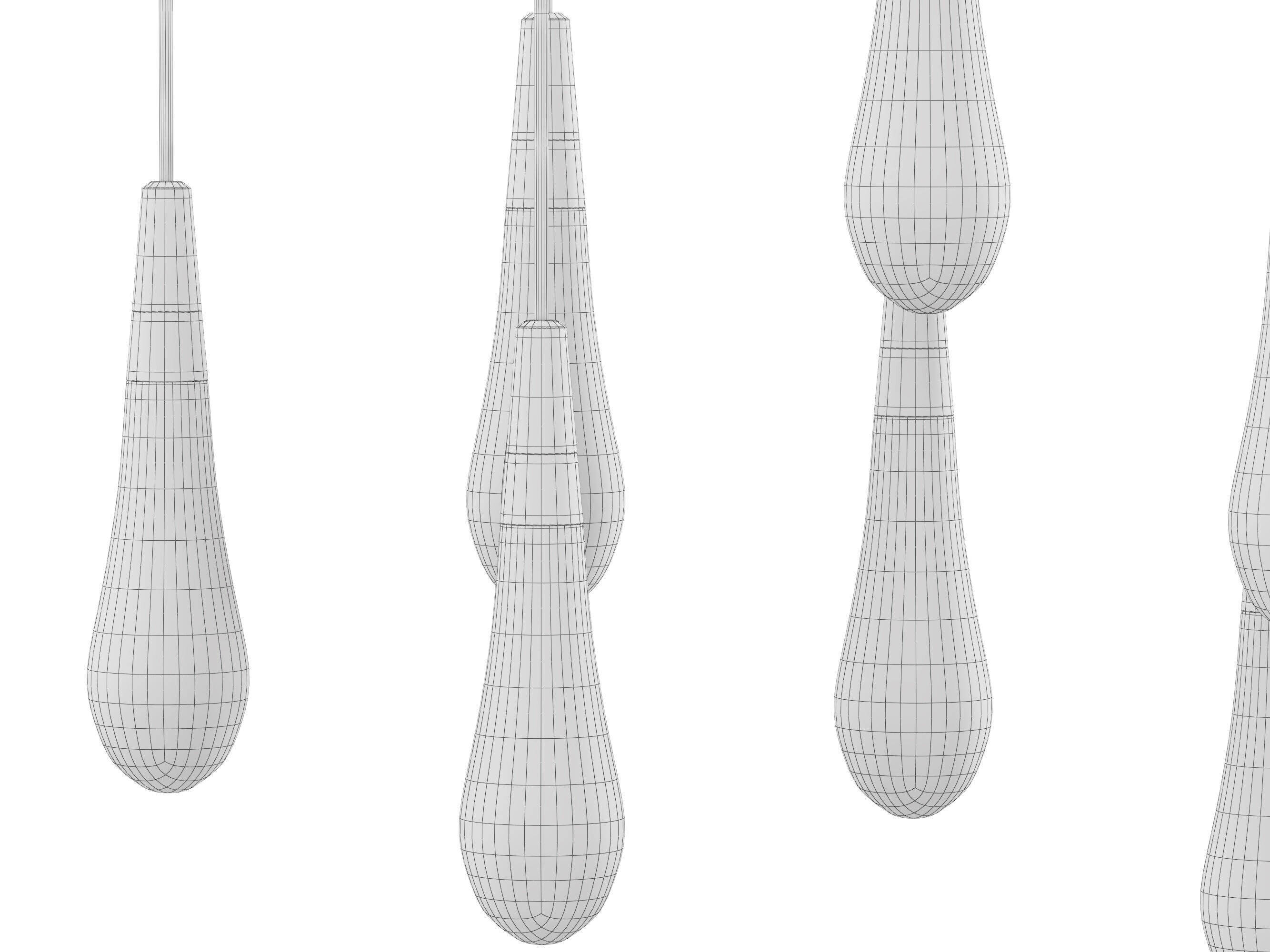 Soltaire Linear Chandelier 3D model_14