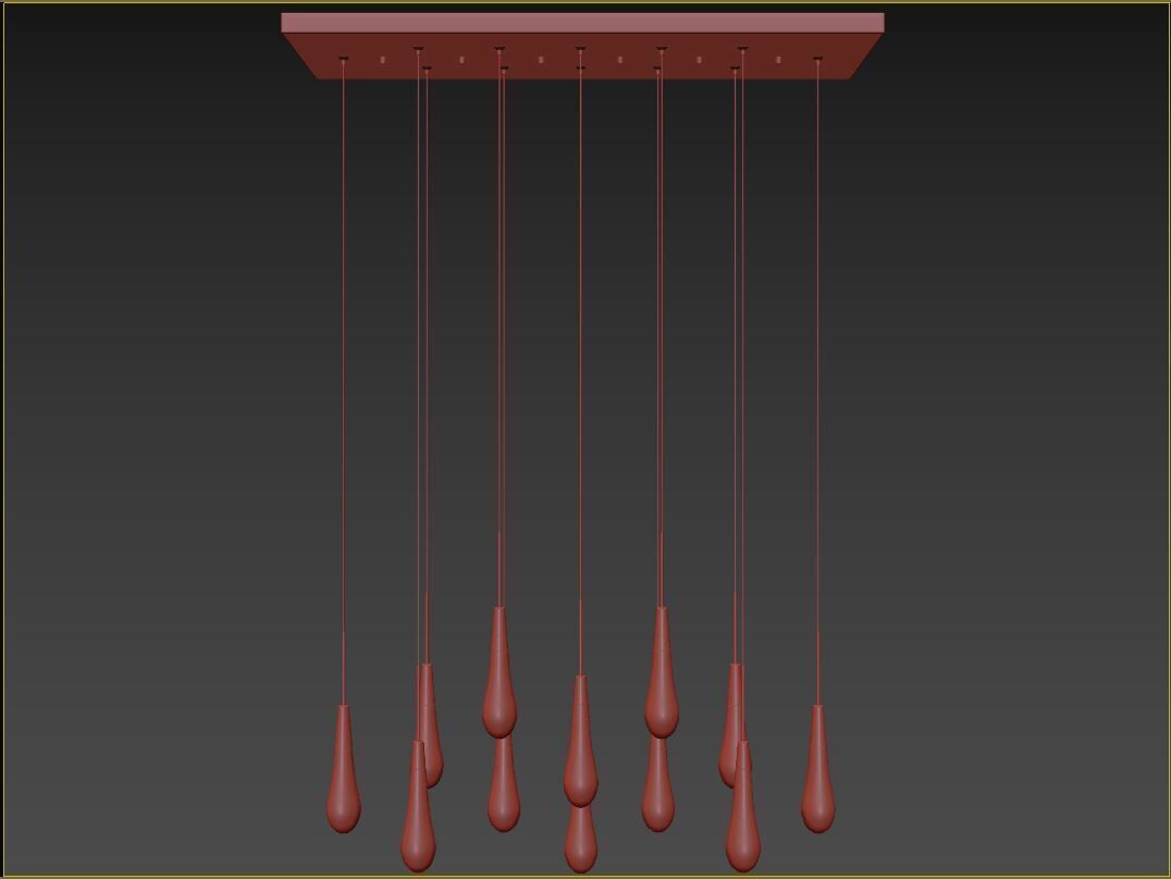 Soltaire Linear Chandelier 3D model_20