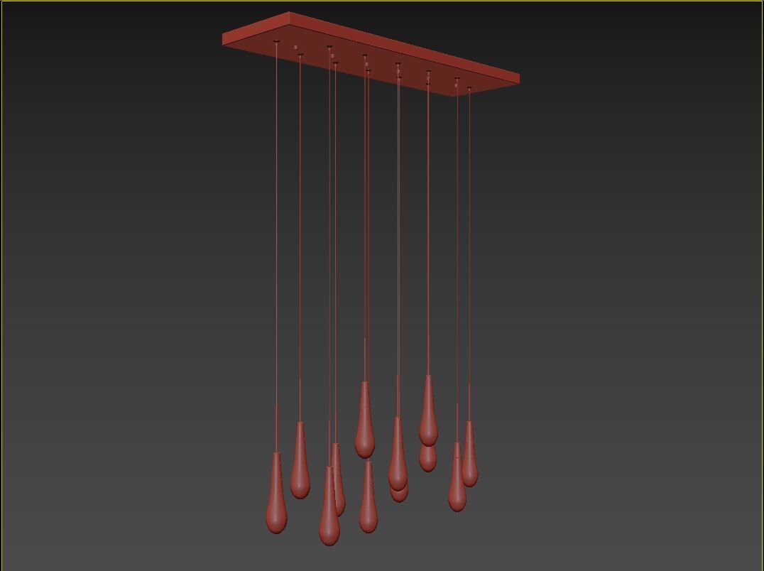 Soltaire Linear Chandelier 3D model_17