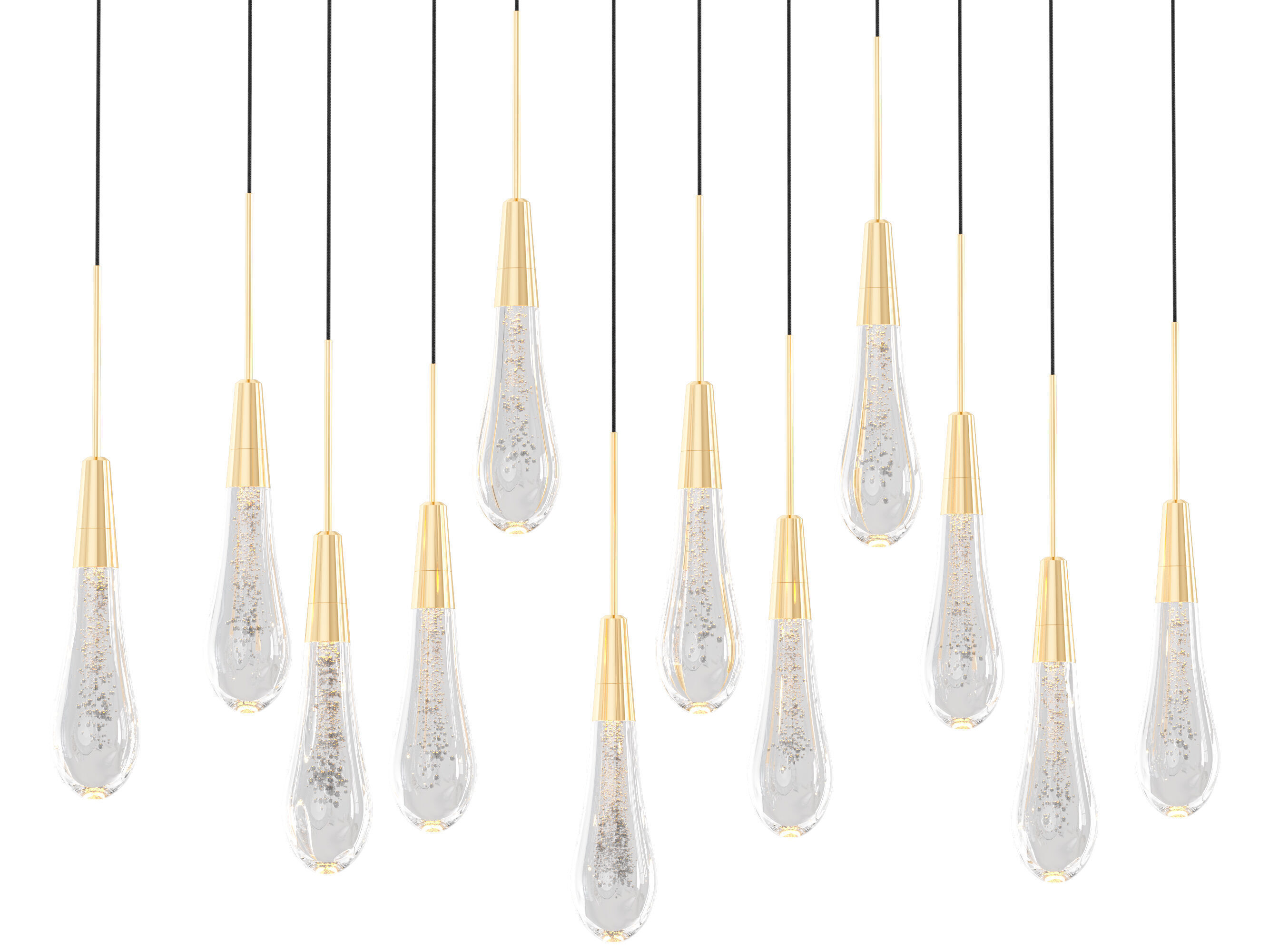Soltaire Linear Chandelier 3D model_3