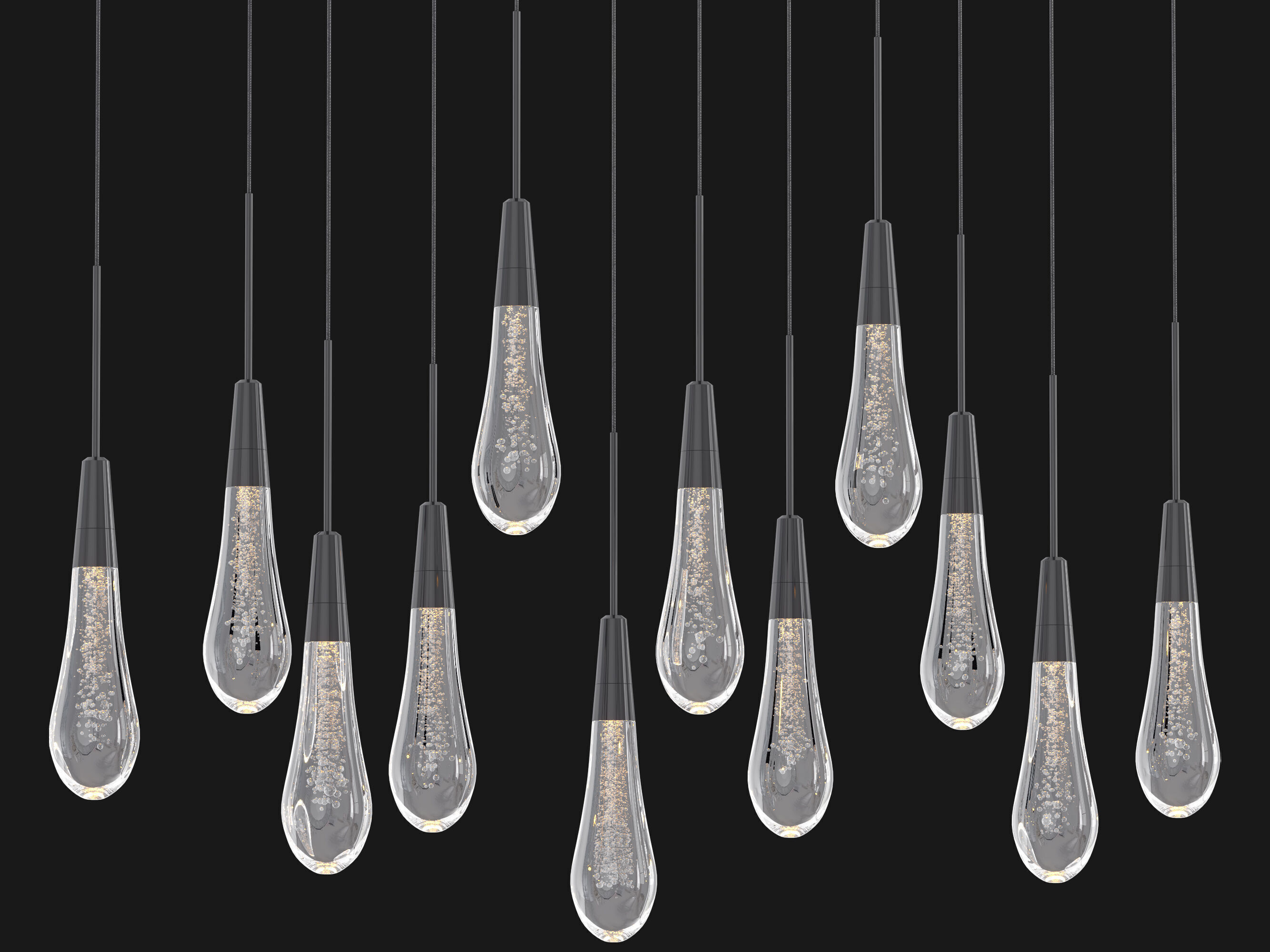 Soltaire Linear Chandelier 3D model_7
