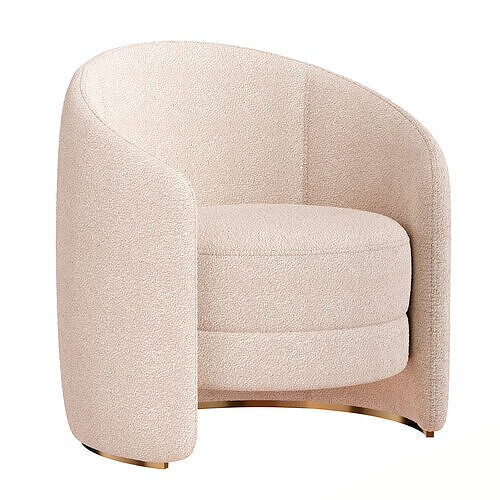 calder chair Low-poly 3D model