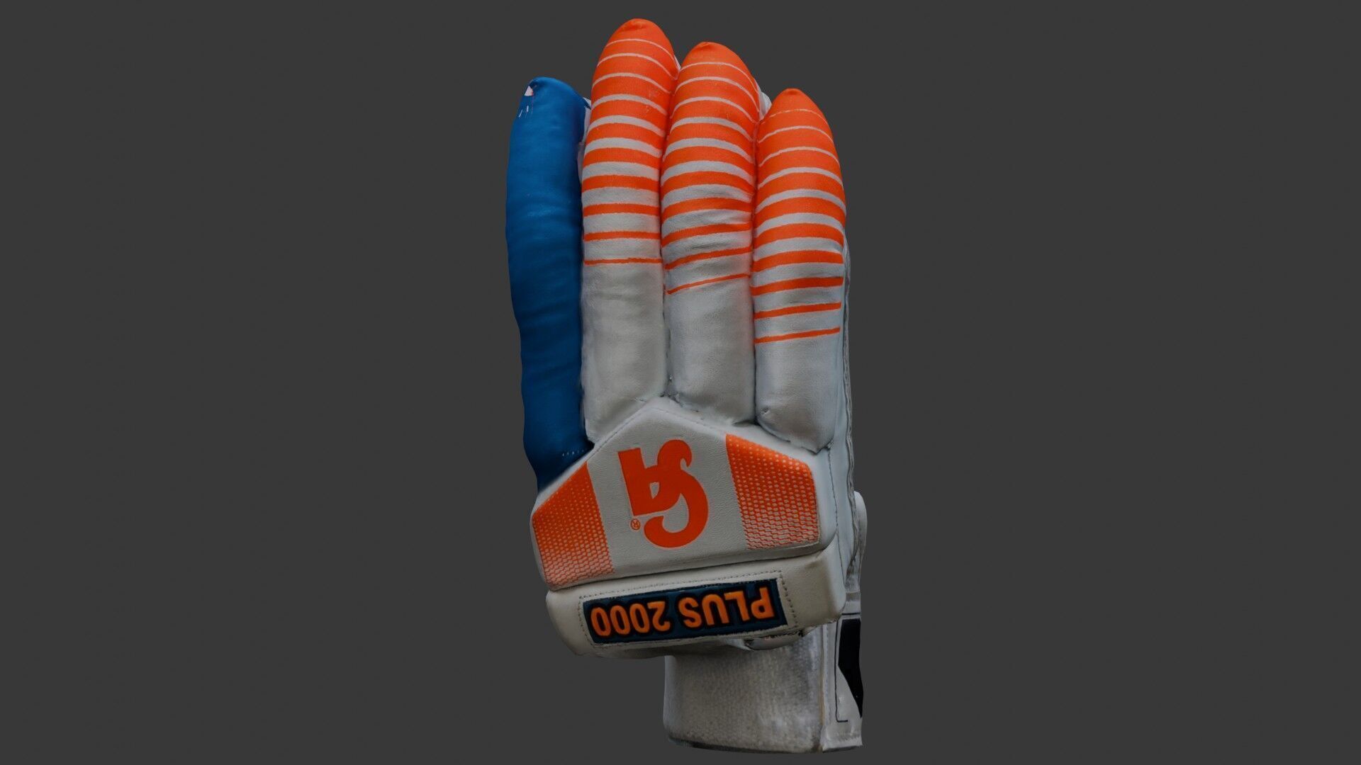 Cricket Batting Gloves -  Low-poly 3D model_1