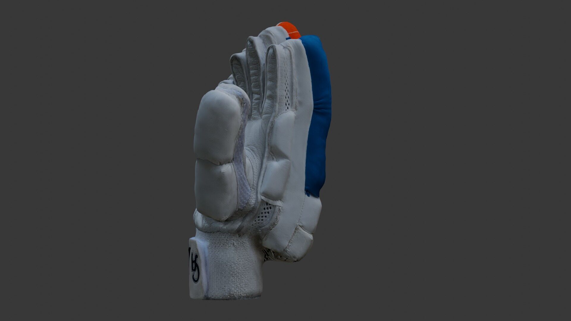 Cricket Batting Gloves -  Low-poly 3D model_6