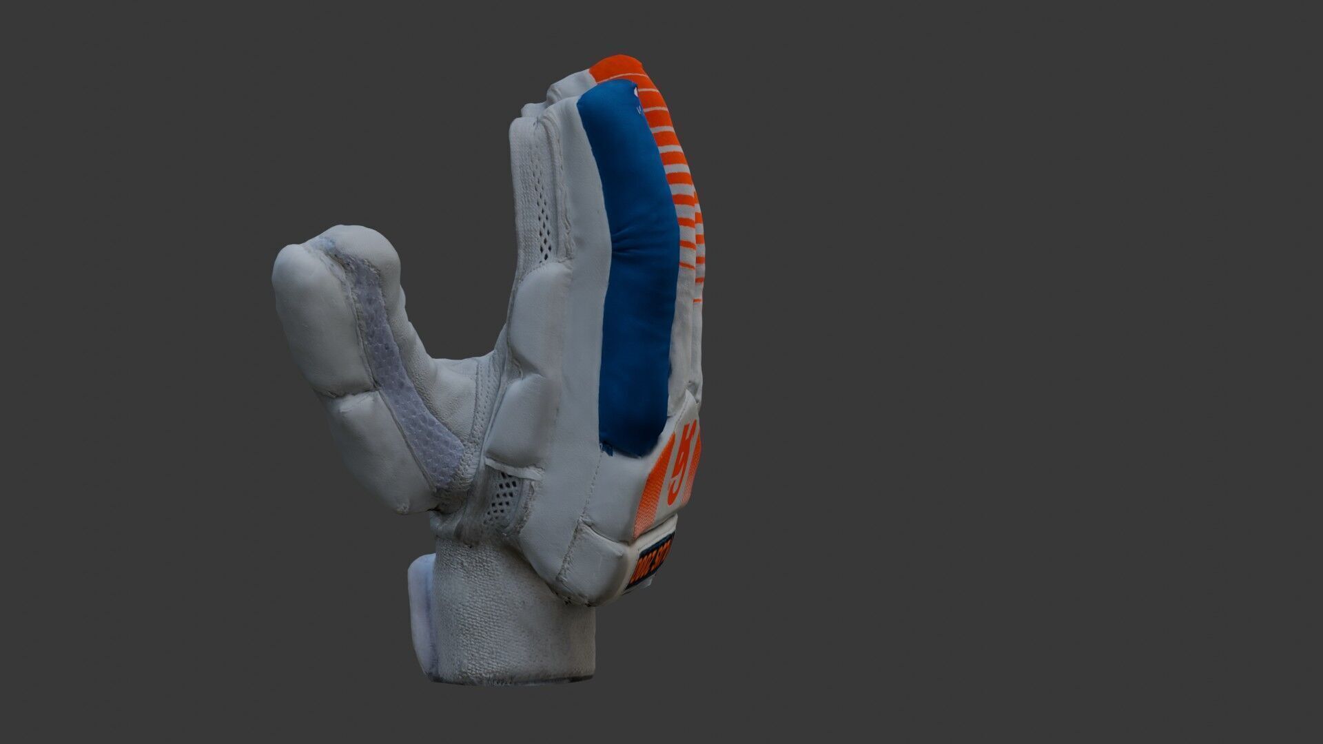 Cricket Batting Gloves -  Low-poly 3D model_5