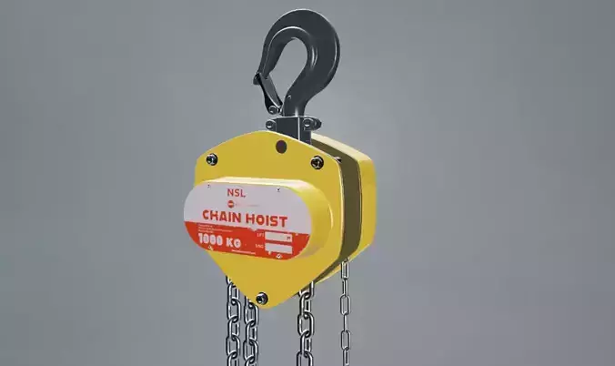 3D Model of Chain hoist 3D model