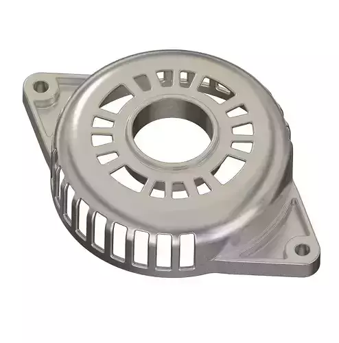 Aluminium Alternator Housing 3D print model