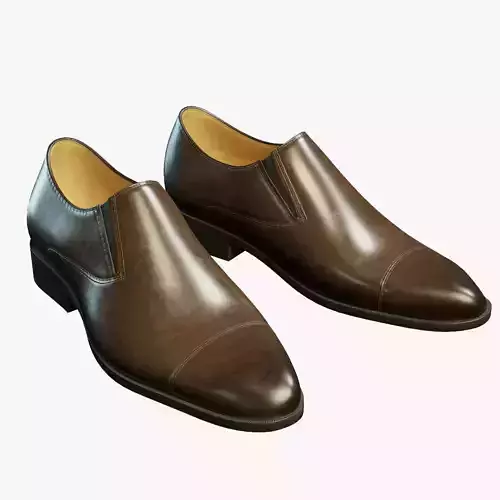 Man Shoes PBR Low-poly 3D model