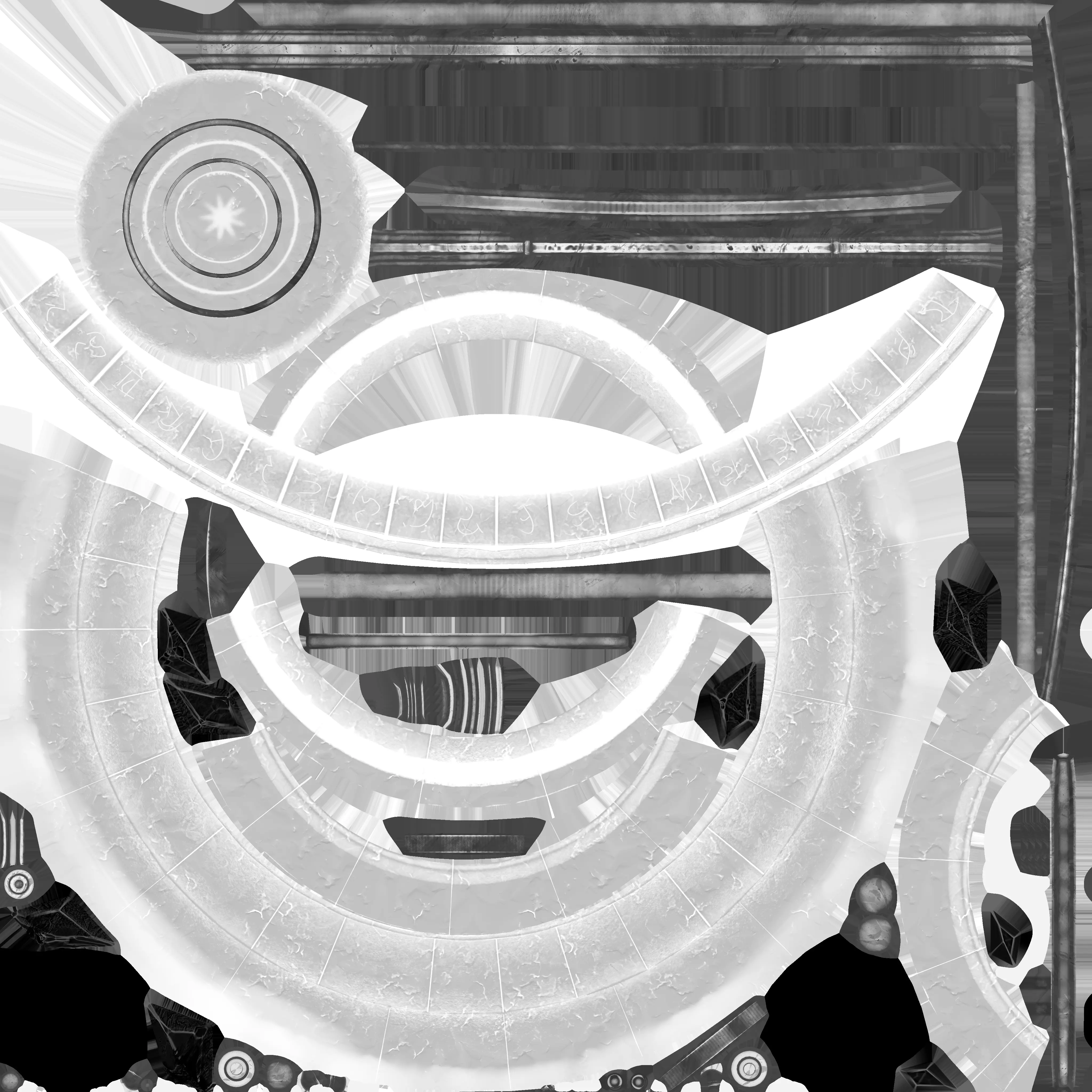 Chrono Altar Low-poly 3D model_16