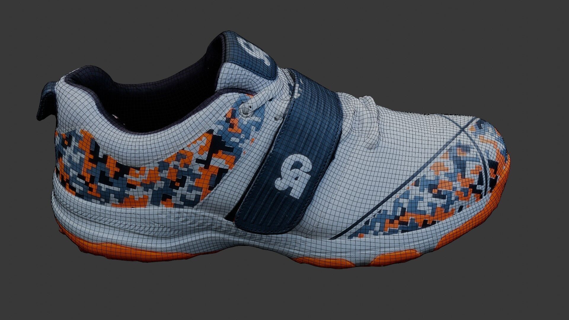 Sports Shoe Scan Low-poly 3D model_2