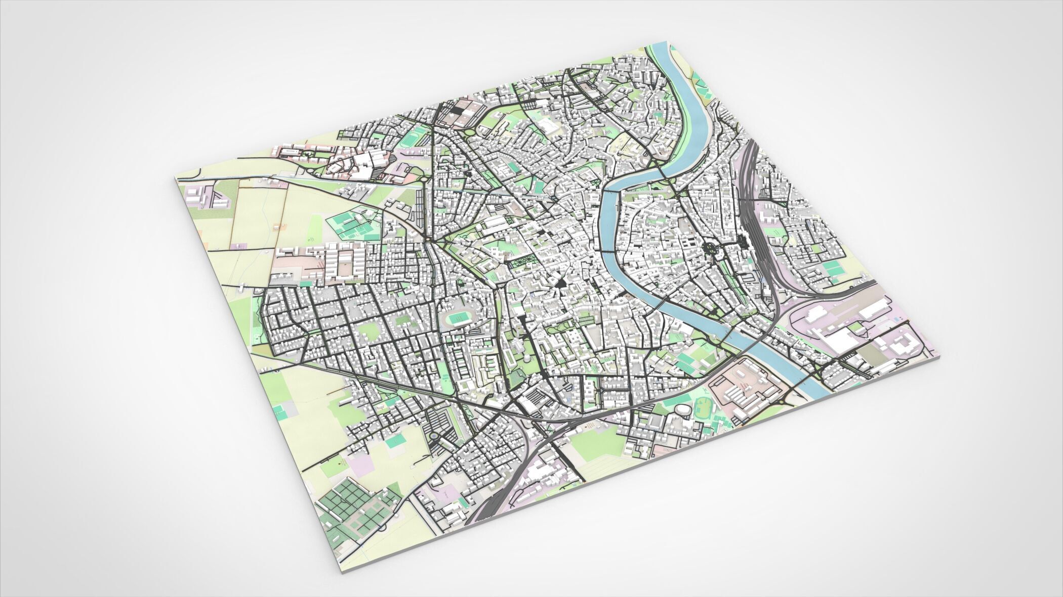 Cityscape Pisa Italy 3D model_9