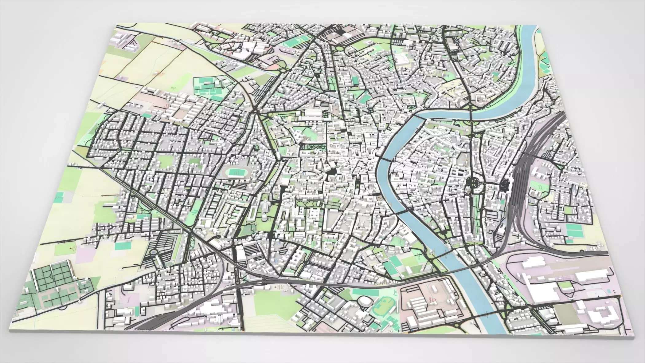 Cityscape Pisa Italy 3D model_0