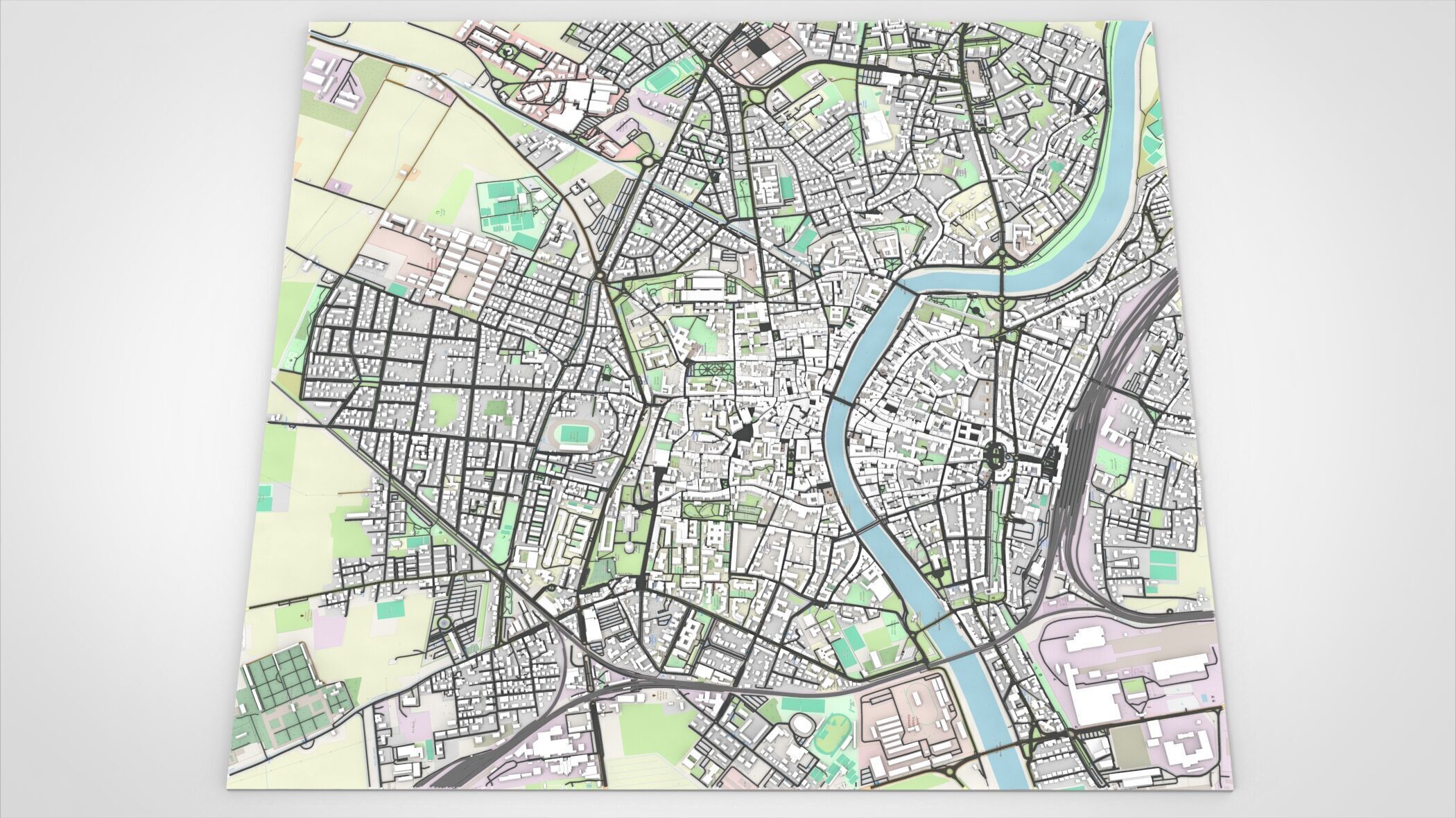 Cityscape Pisa Italy 3D model_7