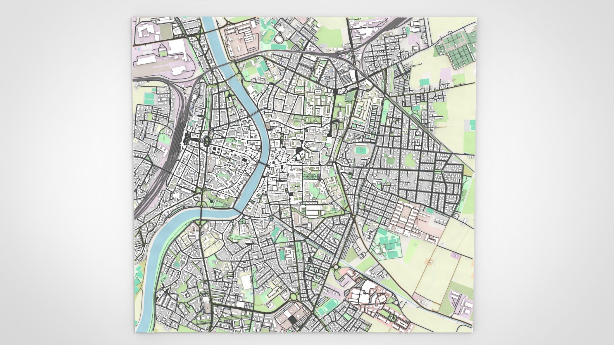 Cityscape Pisa Italy 3D model_10