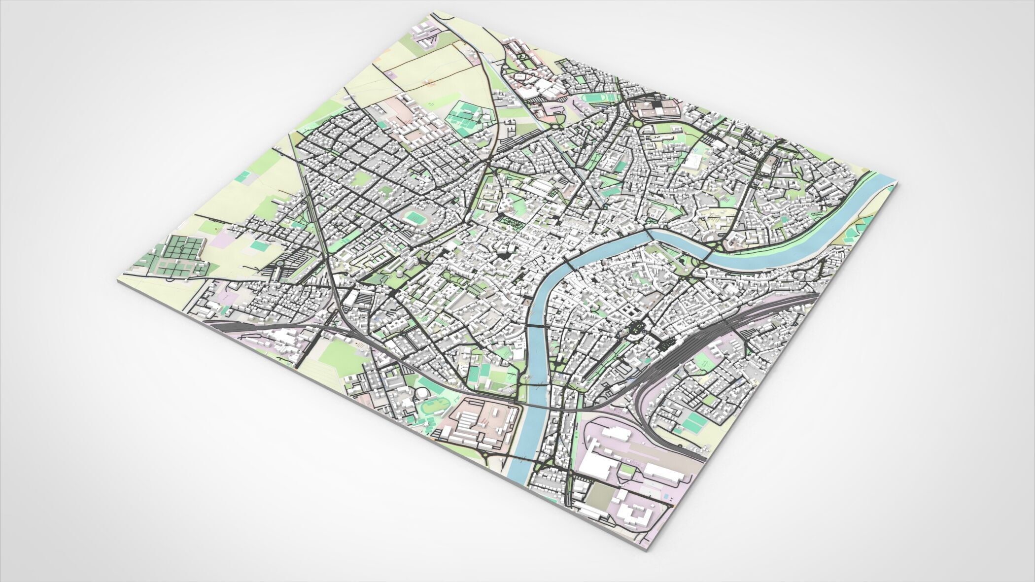 Cityscape Pisa Italy 3D model_8