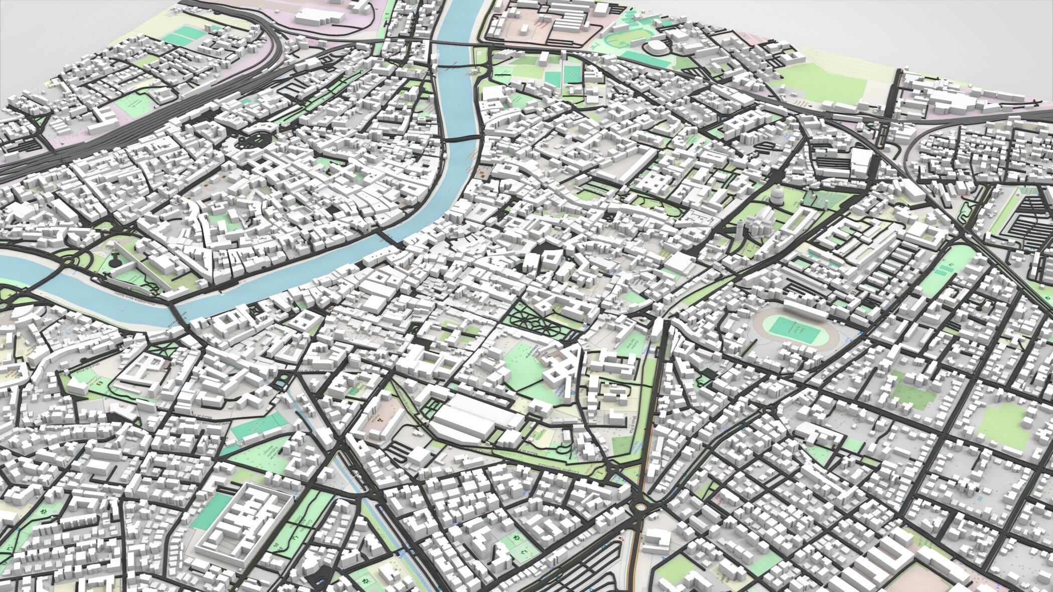 Cityscape Pisa Italy 3D model_5