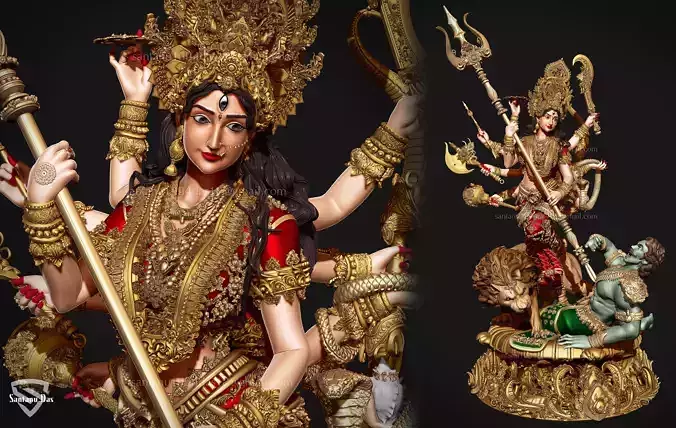 Durga 3d Print