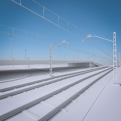 Urban Landscape Collection Low-poly 3D model 7
