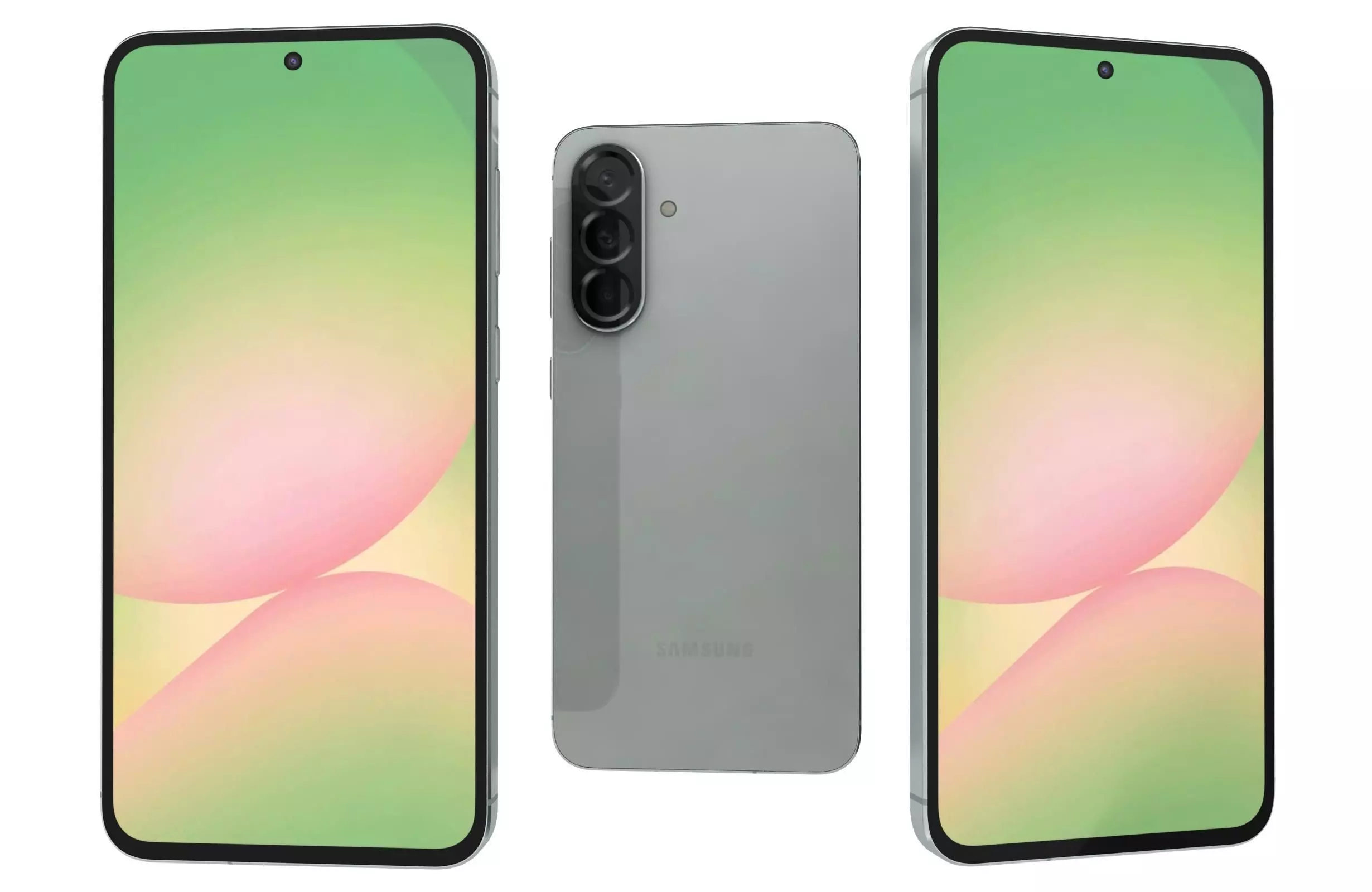 Samsung Galaxy A56 Awesome Olive 3D model_0