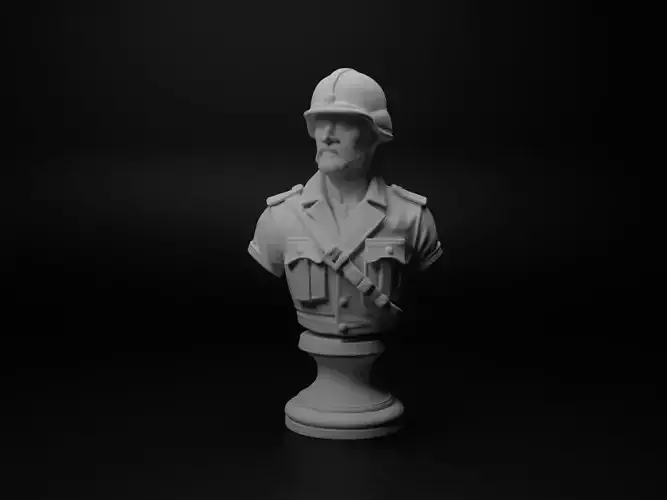 Anti-Tank Soldier Bust Chess