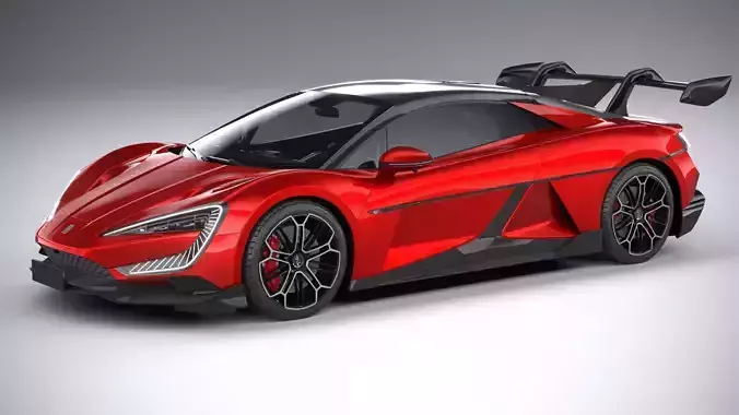 BYD Yangwang U9 2025 LowPoly