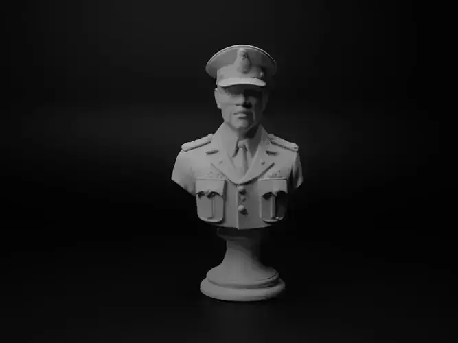 Australian ANZAC Soldier Bust Chess