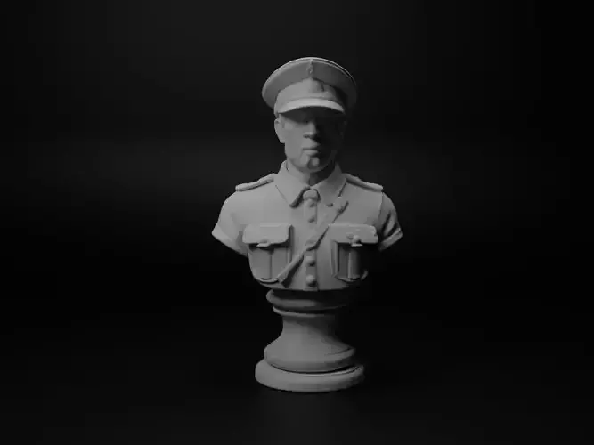 Australian ANZAC Soldier Bust Chess