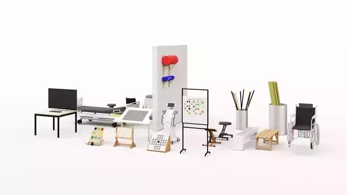 Medical Physical Therapy Room Equipment