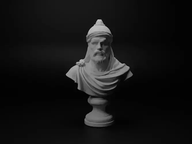 Berber Warrior Bust Chess