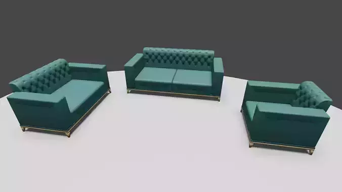 Chesterfield Sofa 3D model