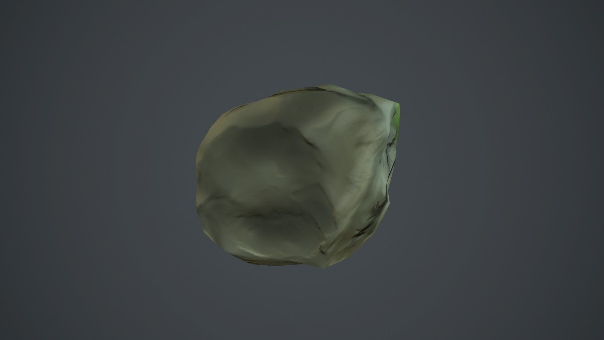 Stone rock Free low-poly 3D model_4