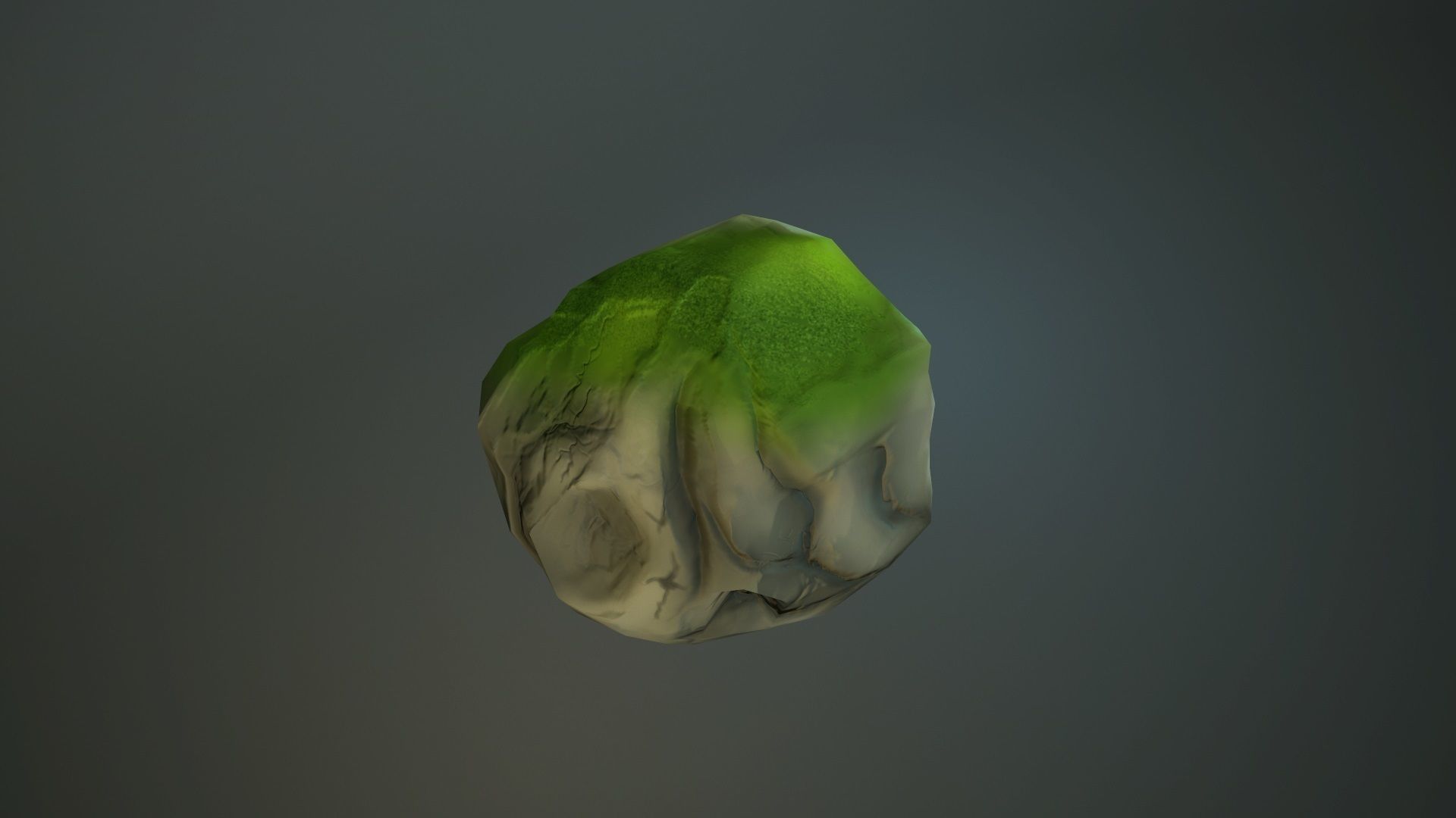 Stone rock Free low-poly 3D model_7